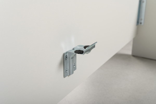 Кровать Эйр 11.46.02 с ортопедическим основанием, белый РЕ шагрень, спальное место 160 х 200