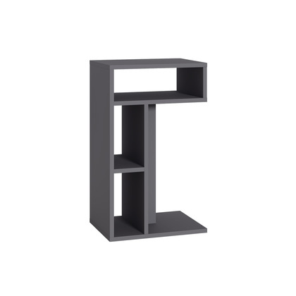 Стол журнальный, подставка Эйр 12.114 серый графит 0162 РЕ, вертикальная и горизонтальная установка