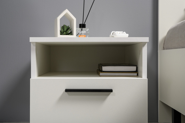 Тумба прикроватная Эйр 16.12 белый PE шагрень