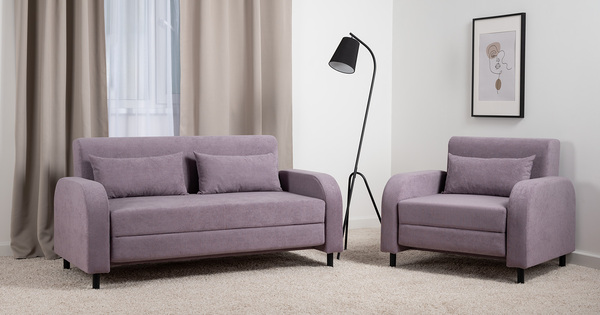 Кресло-кровать Киото ТК 782 велюр Epic 65 lilac сирень