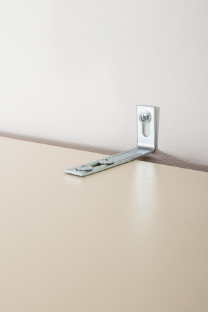 Шкаф для одежды Марион 16.340.03 слоновая кость С341 PE, слоновая кость 6898 ПВХ (собирается на любую сторону)