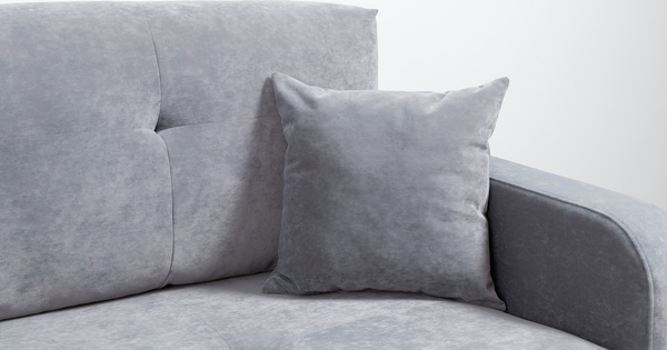 Диван-кровать прямой Марсель ТД 701 велюр Aura 20 серый