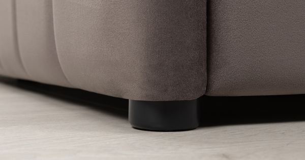 Кровать Милана 180 велюр серо-коричневый с ортопедическим основанием и подъемным механизмом