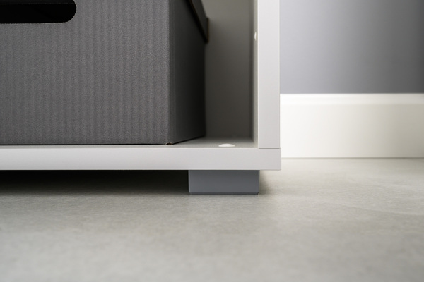 Стеллаж Остин 16.427 белый PE шагрень, дуб золотой CRAFT, белая шагрень 4101 ПВХ, сборка на любую сторону