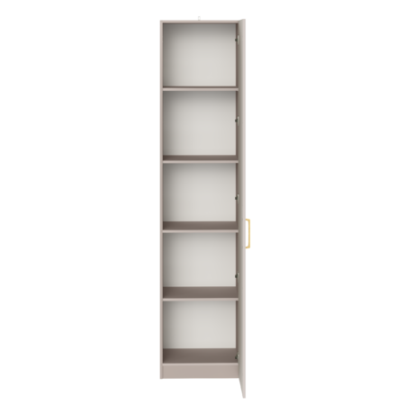 Шкаф-пенал Ричфорд 16.327.01 кашемир 5981 BS, моно керамика D166-2 ПВХ (собирается на любую сторону)