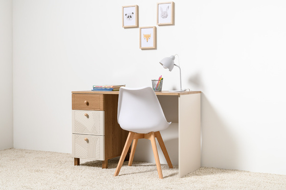 Стол Вупи 12.118 Дуб Верона мореный софт МДФ, Кашемир, Моно Керамика МДФ